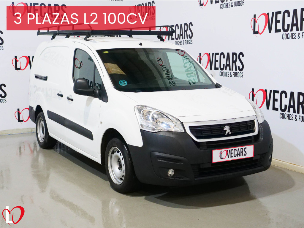 PEUGEOT PARTNER L2 BlueHDI 3 PLZ FURGÓN CERRADO L2 100 de segunda mano