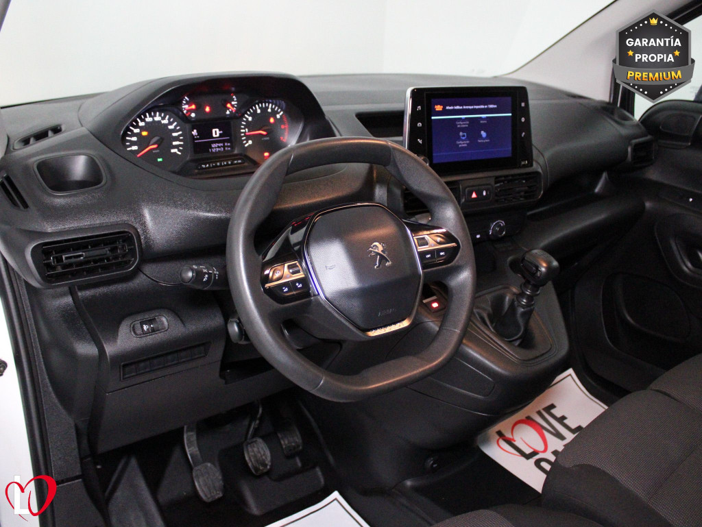 PEUGEOT PARTNER PREMIUM LONG 1000kg BlueHDi 130 6 Vel. 3 PLAZAS de segunda mano