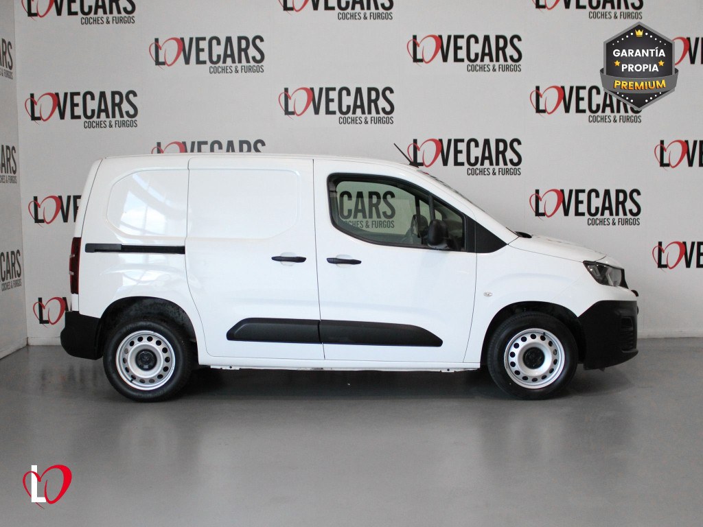PEUGEOT PARTNER PREMIUM STANDARD 1000kg BlueHDi 100 S&S 5 Vel. 3 PLAZAS de segunda mano