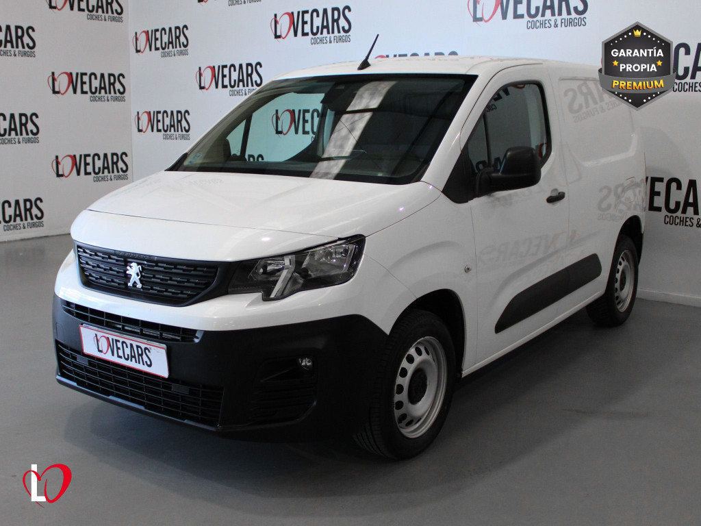 PEUGEOT PARTNER PREMIUM STANDARD 1000kg BlueHDi 100 S&S 5 Vel. 3 PLAZAS de segunda mano