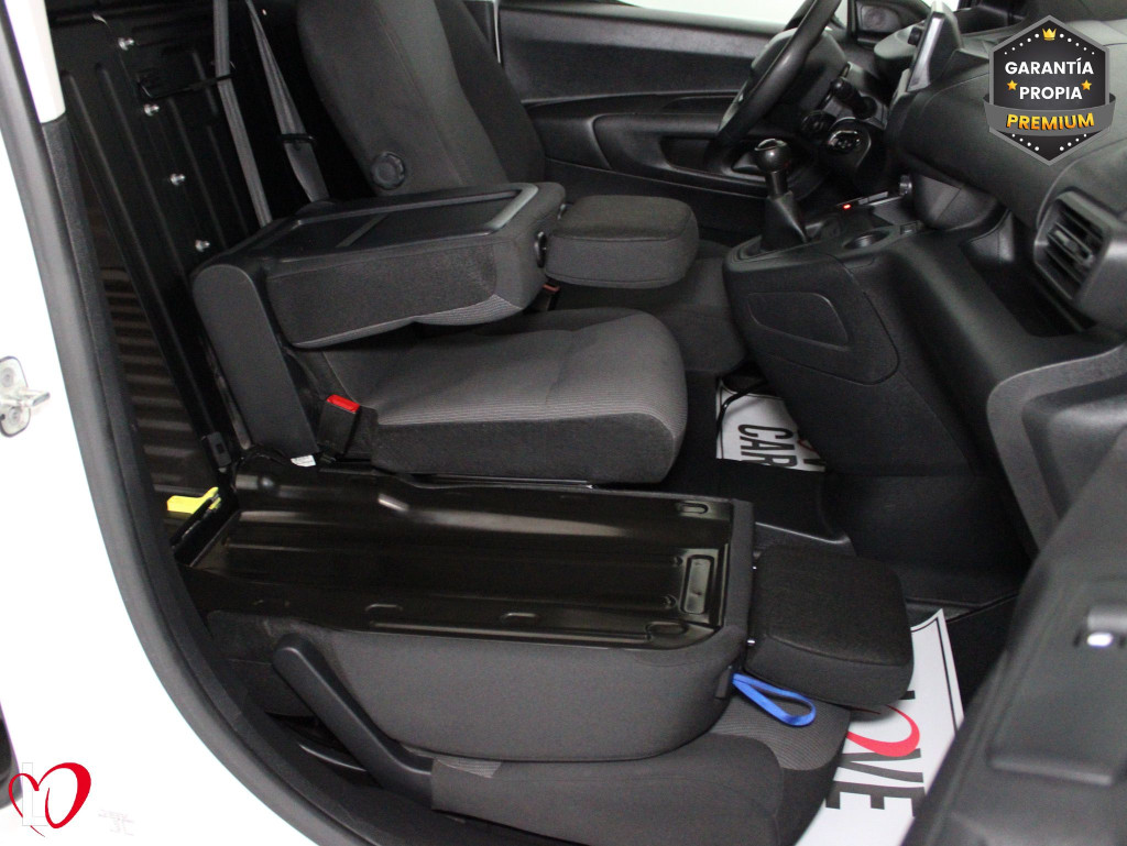 PEUGEOT PARTNER PRO LONG 1000kg BlueHDi 100 S&S 5 Vel 3 PLAZAS de segunda mano