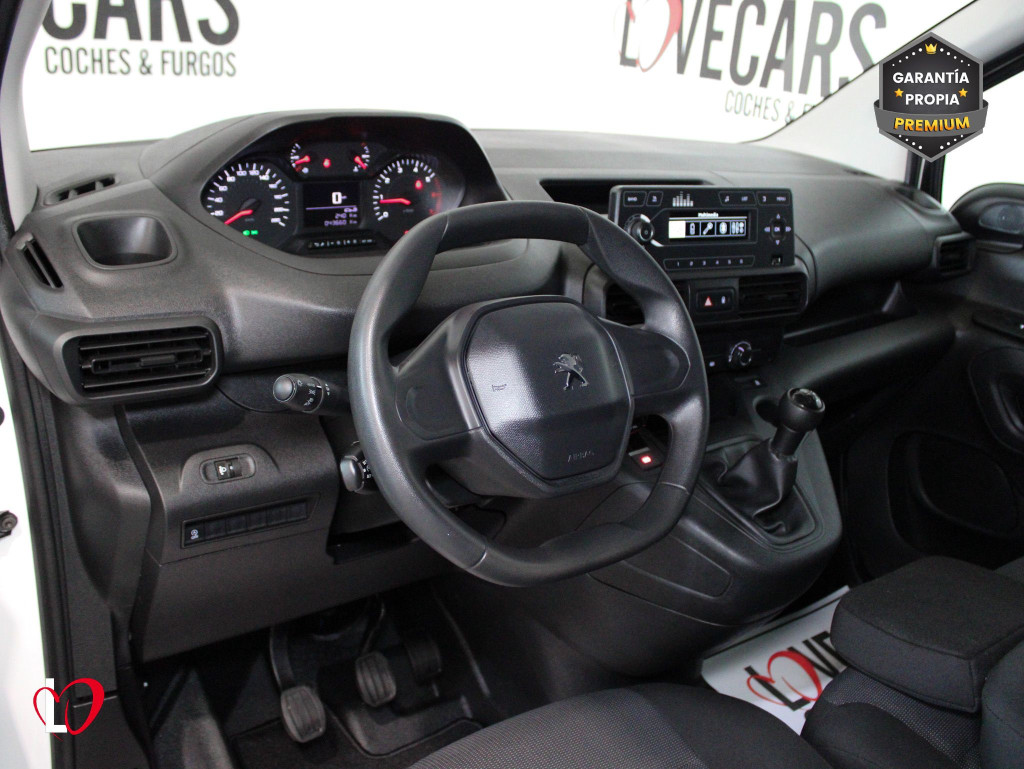 PEUGEOT PARTNER PRO LONG 1000kg BlueHDi 100 S&S 5 Vel. 3 PLAZAS de segunda mano