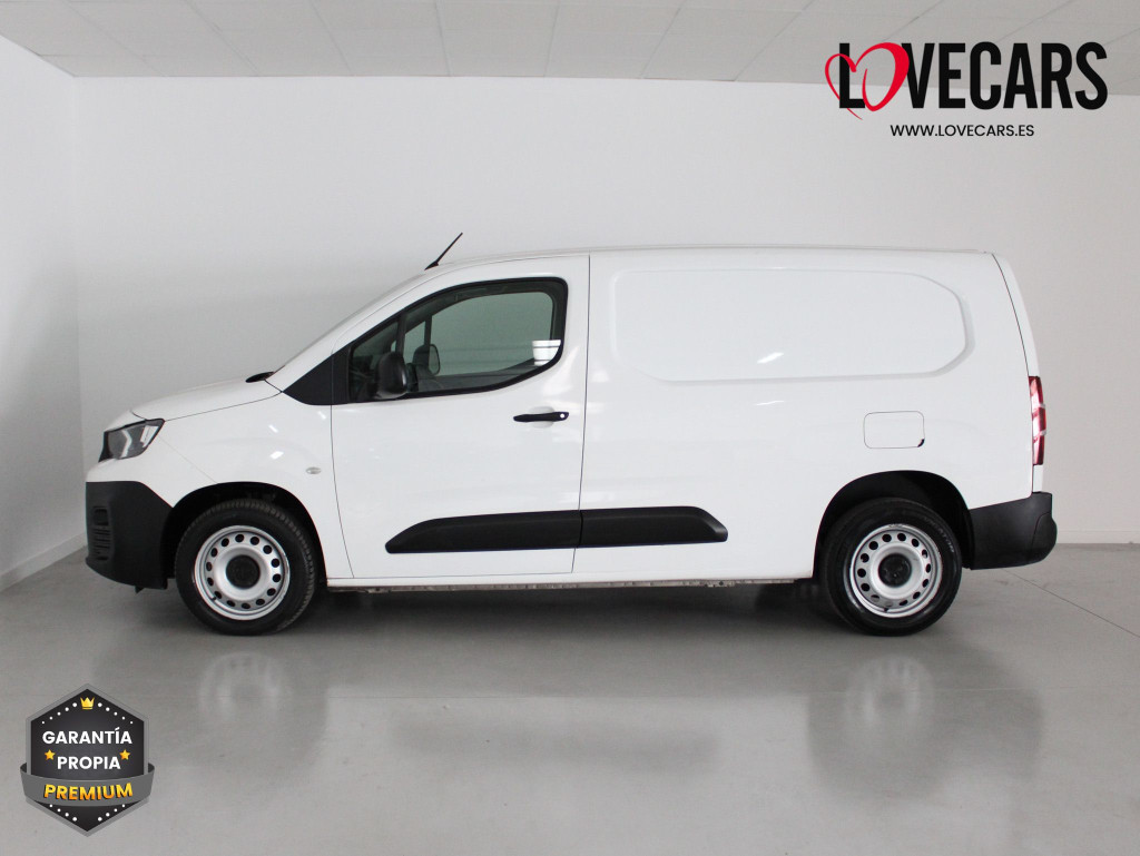 PEUGEOT PARTNER PRO LONG 1000kg BlueHDi 100 S&S 5 Vel 3 PLAZAS de segunda mano