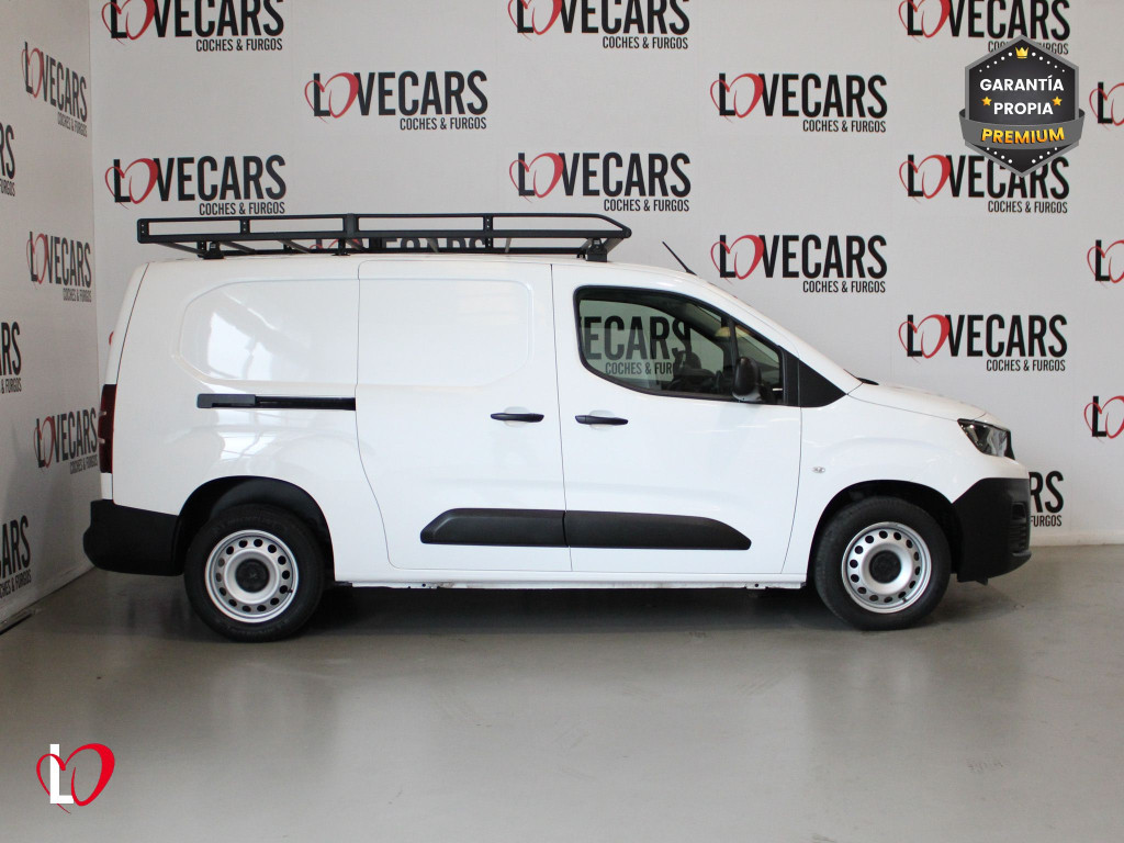 PEUGEOT PARTNER PRO LONG 1000kg BlueHDi 100 S&S 5 Vel. 3 PLAZAS de segunda mano