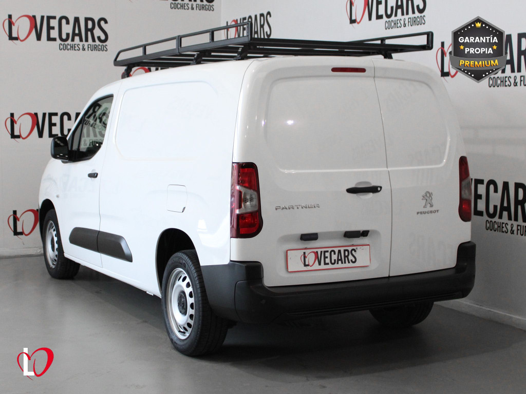PEUGEOT PARTNER PRO LONG 1000kg BlueHDi 100 S&S 5 Vel. 3 PLAZAS de segunda mano