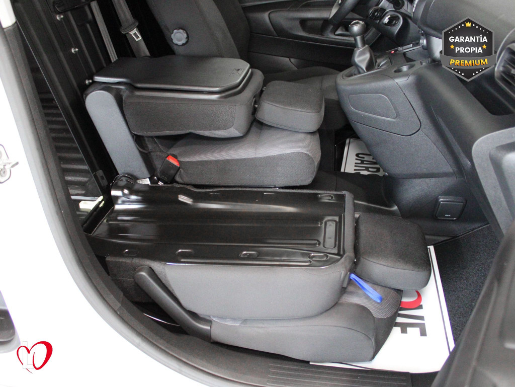 PEUGEOT PARTNER PRO LONG 1000kg BlueHDi 100 S&S 5 Vel. 3 PLAZAS de segunda mano