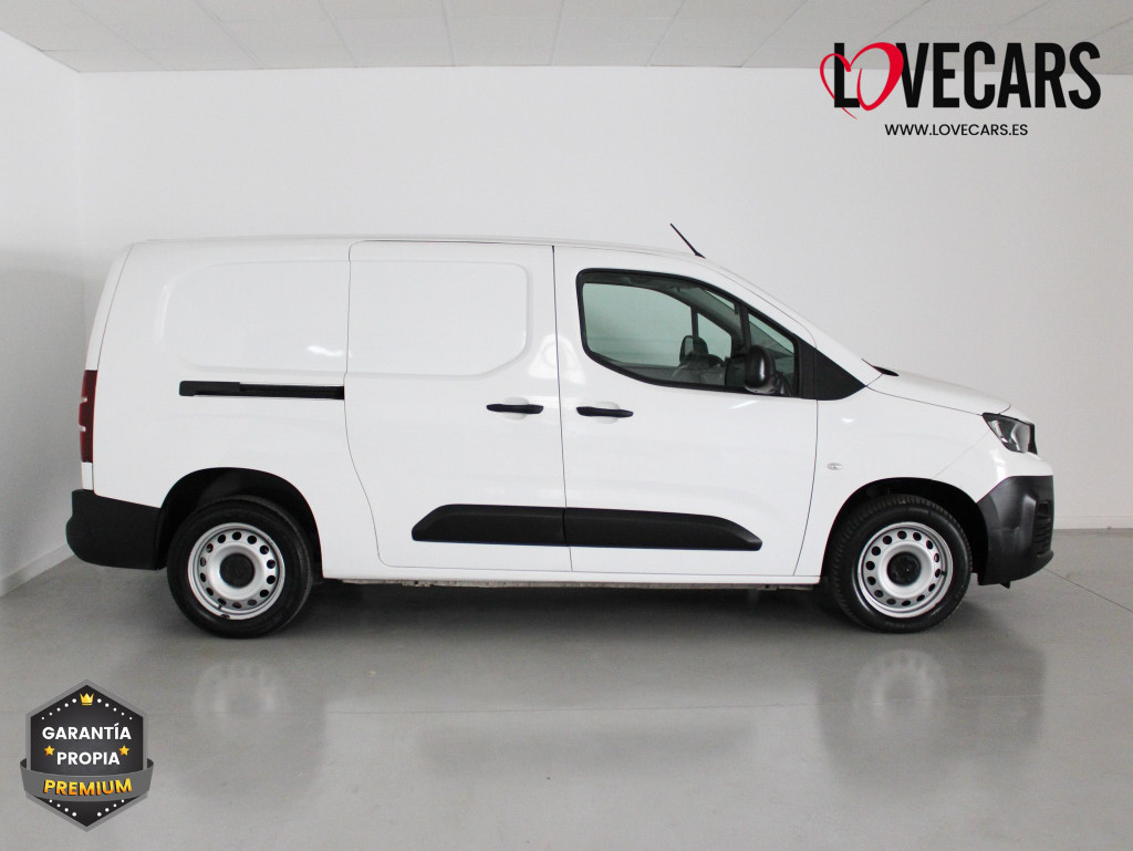 PEUGEOT PARTNER PRO LONG 1000kg BlueHDi 100 S&S 5 Vel 3 PLAZAS de segunda mano