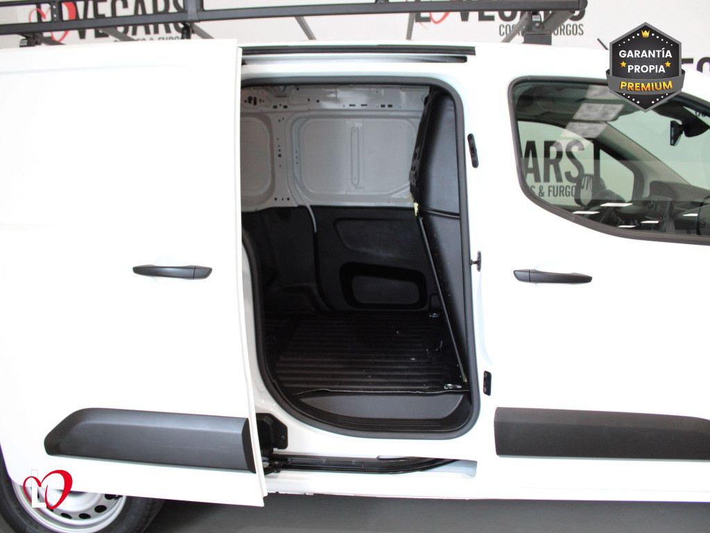 PEUGEOT PARTNER PRO LONG 1000kg BlueHDi 100 S&S 5 Vel. 3 PLAZAS de segunda mano