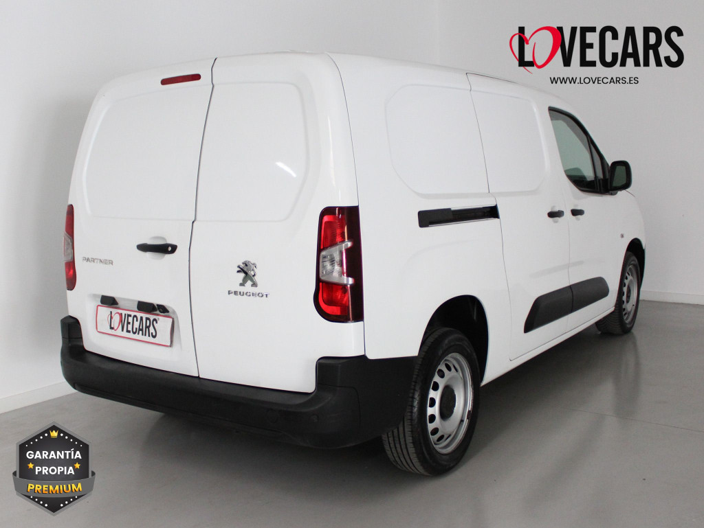 PEUGEOT PARTNER PRO LONG 1000kg BlueHDi 100 S&S 5 Vel 3 PLAZAS de segunda mano