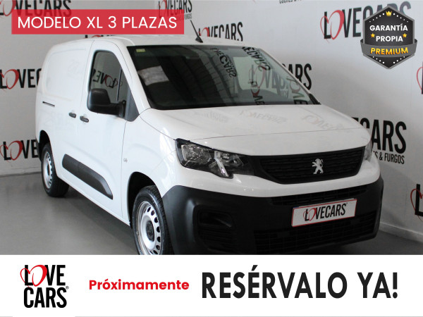 PEUGEOT PARTNER PRO LONG 1000kg BlueHDi 100 S&S 5 Vel 3 PLAZAS de segunda mano
