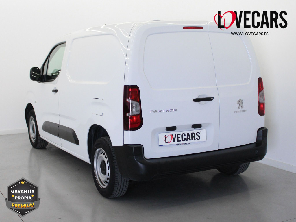 PEUGEOT PARTNER Pro STANDARD 600kg BlueHDi 100 S&S 3 PLAZAS de segunda mano