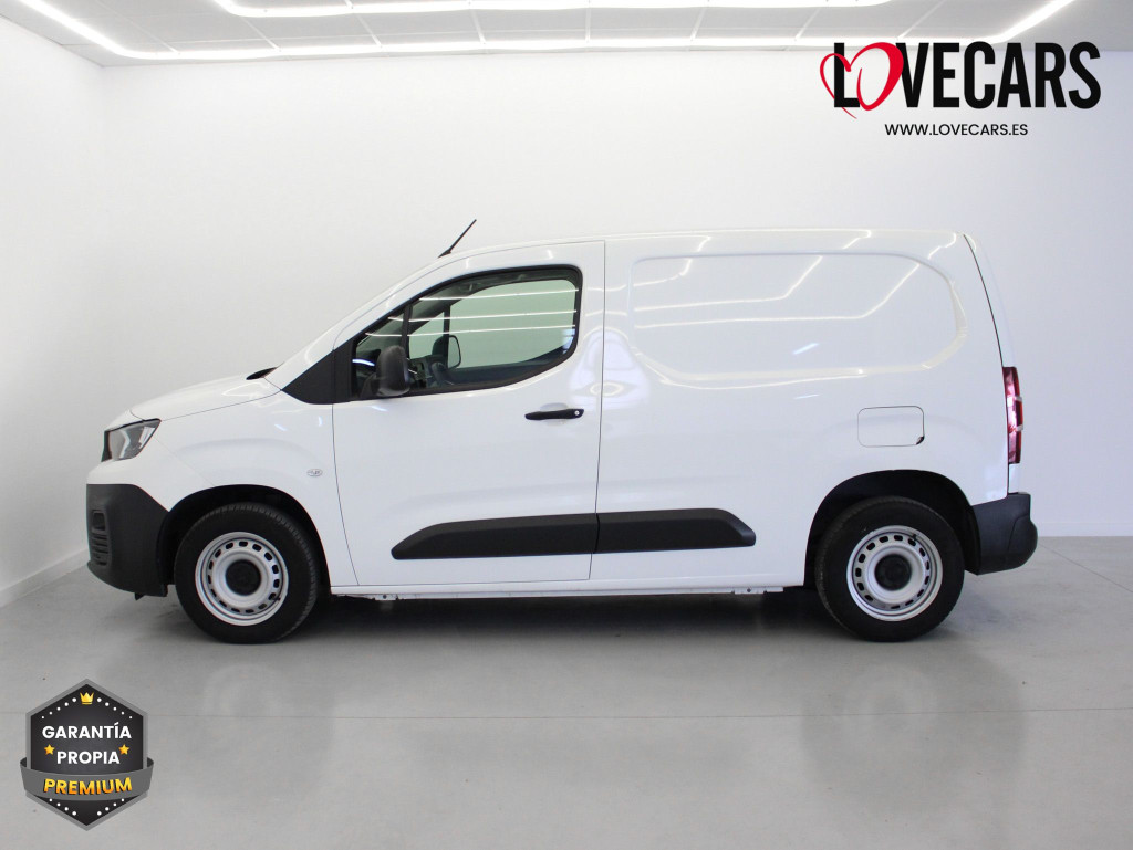 PEUGEOT PARTNER Pro STANDARD 600kg BlueHDi 100 S&S 3 PLAZAS de segunda mano