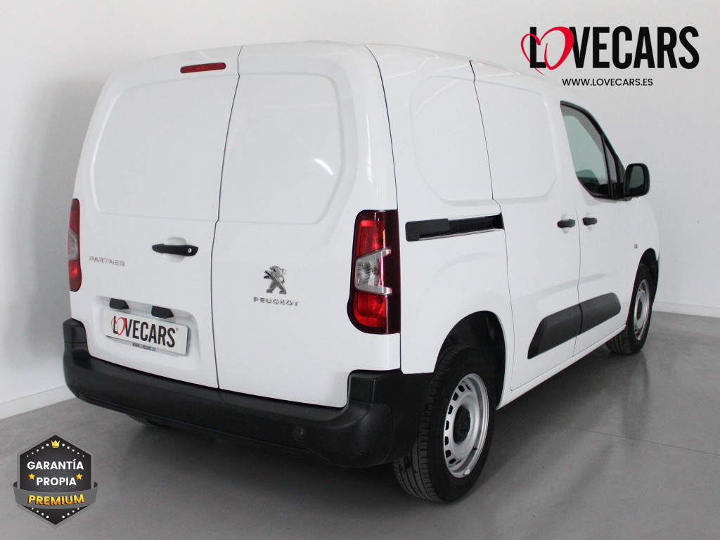 PEUGEOT PARTNER Pro STANDARD 600kg BlueHDi 100 S&S 3 PLAZAS de segunda mano