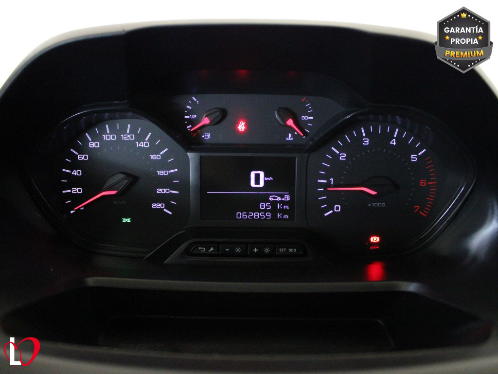 PEUGEOT PARTNER Pro STANDARD 600kg BlueHDi 100 S&S 3 PLAZAS de segunda mano