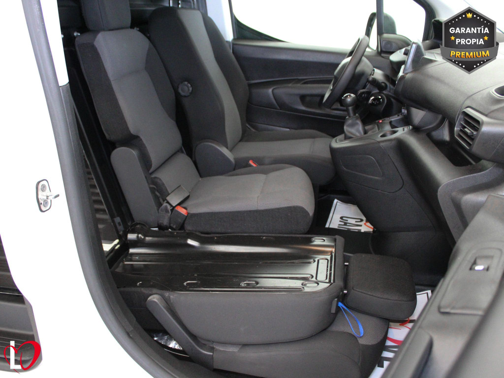 PEUGEOT PARTNER Pro STANDARD 600kg BlueHDi 100 S&S 3 PLAZAS de segunda mano