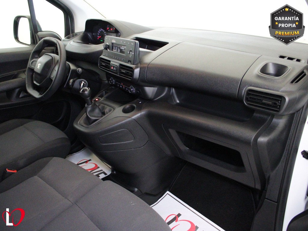 PEUGEOT PARTNER Pro STANDARD 600kg BlueHDi 100 S&S 3 PLAZAS de segunda mano
