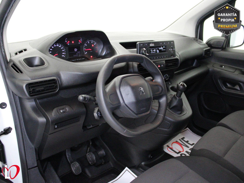 PEUGEOT PARTNER Pro STANDARD 600kg BlueHDi 100 S&S 3 PLAZAS de segunda mano