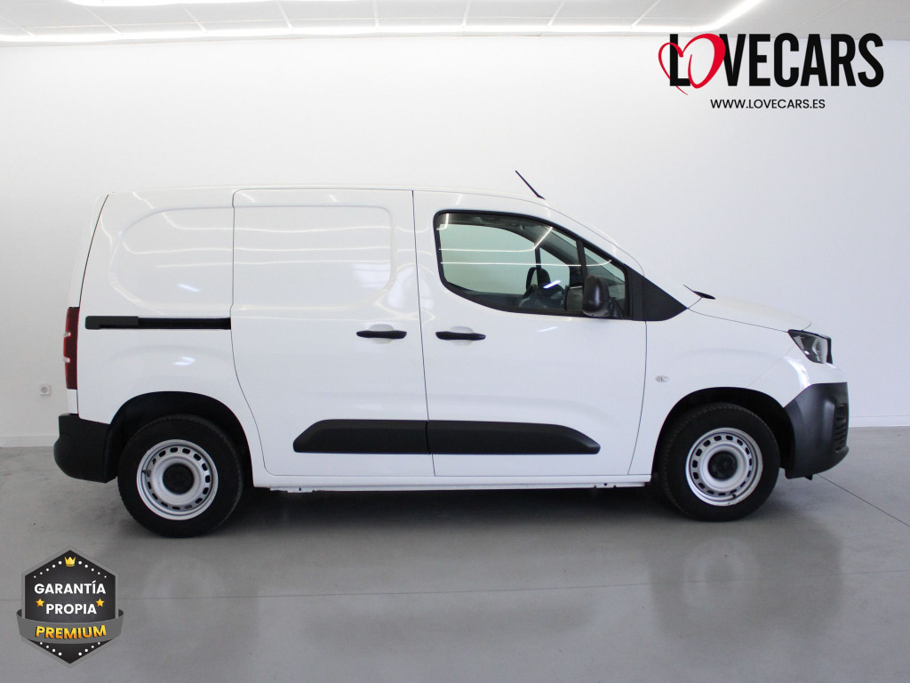 PEUGEOT PARTNER Pro STANDARD 600kg BlueHDi 100 S&S 3 PLAZAS de segunda mano