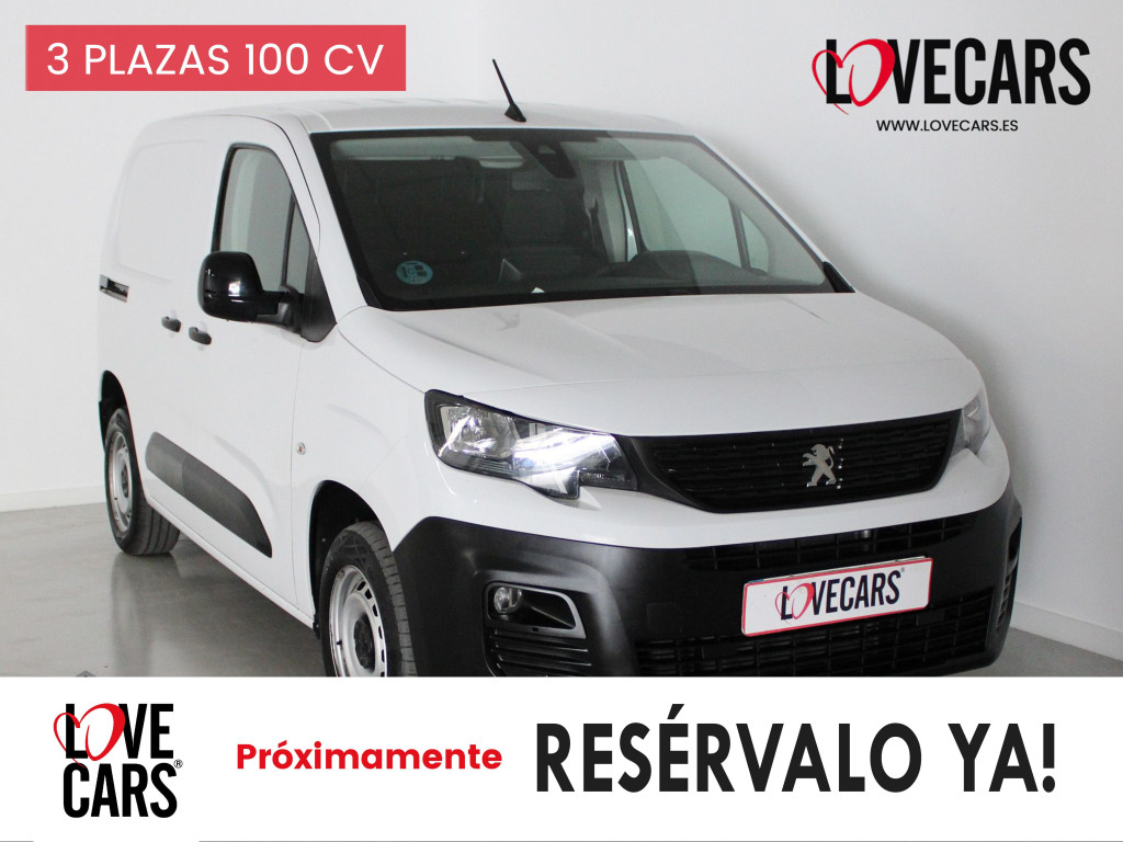 PEUGEOT PARTNER PRO Standard 600kg BlueHDi 100 S&S 3 PLAZAS de segunda mano
