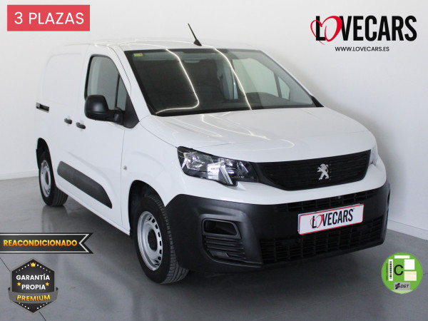 PEUGEOT PARTNER Pro STANDARD 600kg BlueHDi 100 S&S 3 PLAZAS de segunda mano