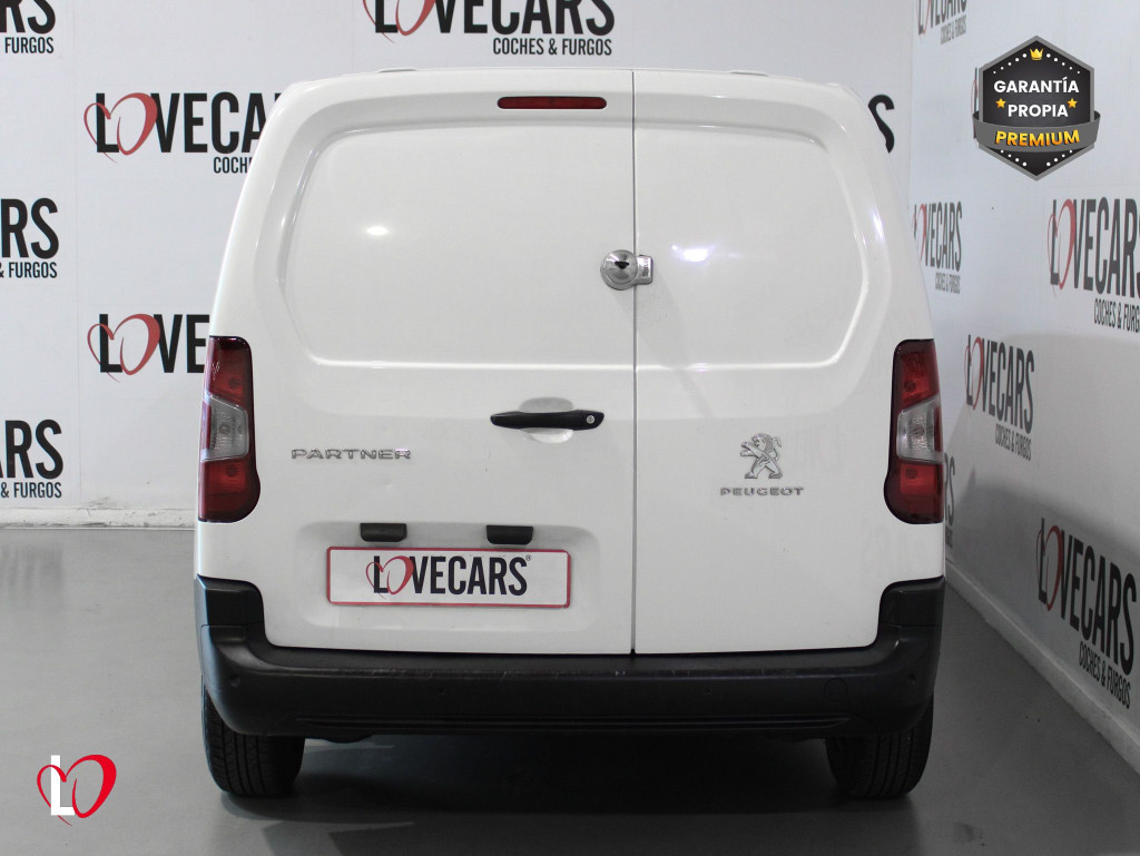 PEUGEOT PARTNER PRO STANDARD 600kg BlueHDi 100 S&S 5 Vel. 3 PLAZAS de segunda mano