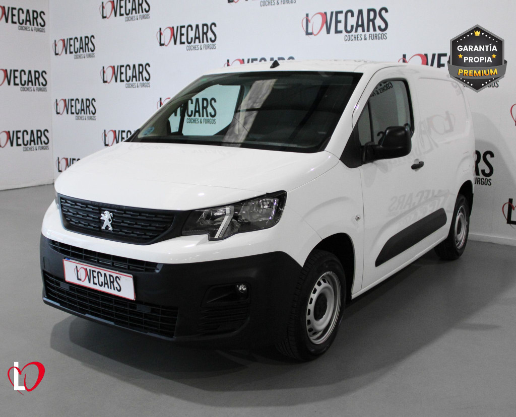 PEUGEOT PARTNER PRO STANDARD 600kg BlueHDi 100 S&S 5 Vel. 3 PLAZAS de segunda mano