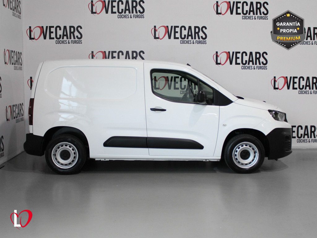 PEUGEOT PARTNER PRO STANDARD 600kg BlueHDi 100 S&S 5 Vel. 3 PLAZAS de segunda mano