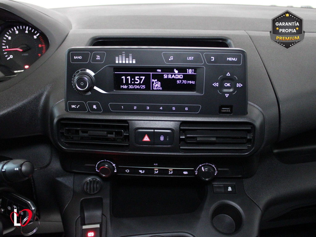 PEUGEOT PARTNER PRO STANDARD 600kg BlueHDi 100 S&S 5 Vel. 3 PLAZAS de segunda mano