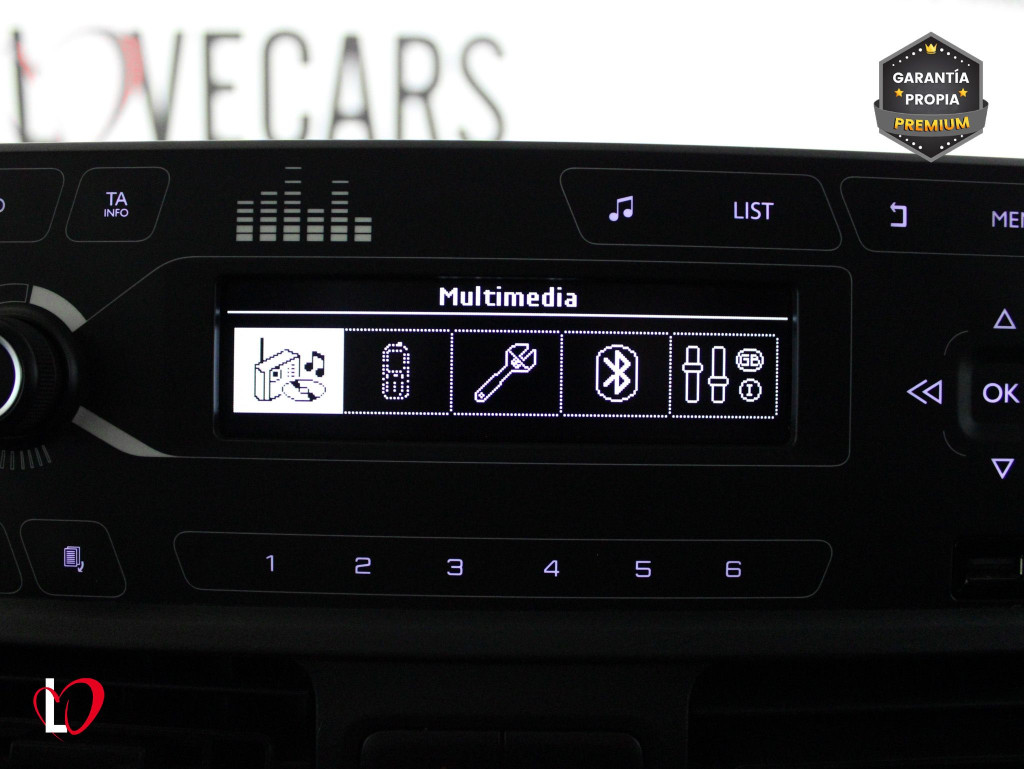PEUGEOT PARTNER PRO STANDARD 600kg BlueHDi 100 S&S 5 Vel. 3 PLAZAS de segunda mano