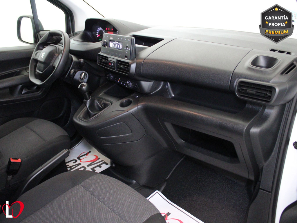 PEUGEOT PARTNER PRO Standard 600kg BlueHDi 100 S&S 5 Vel. MAN de segunda mano