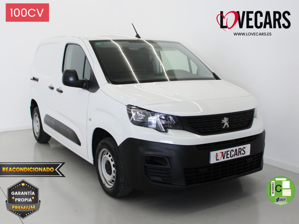 PEUGEOT PARTNER PRO STANDARD 600kg BlueHDi 100 S&S 5 Vel. MAN de segunda mano