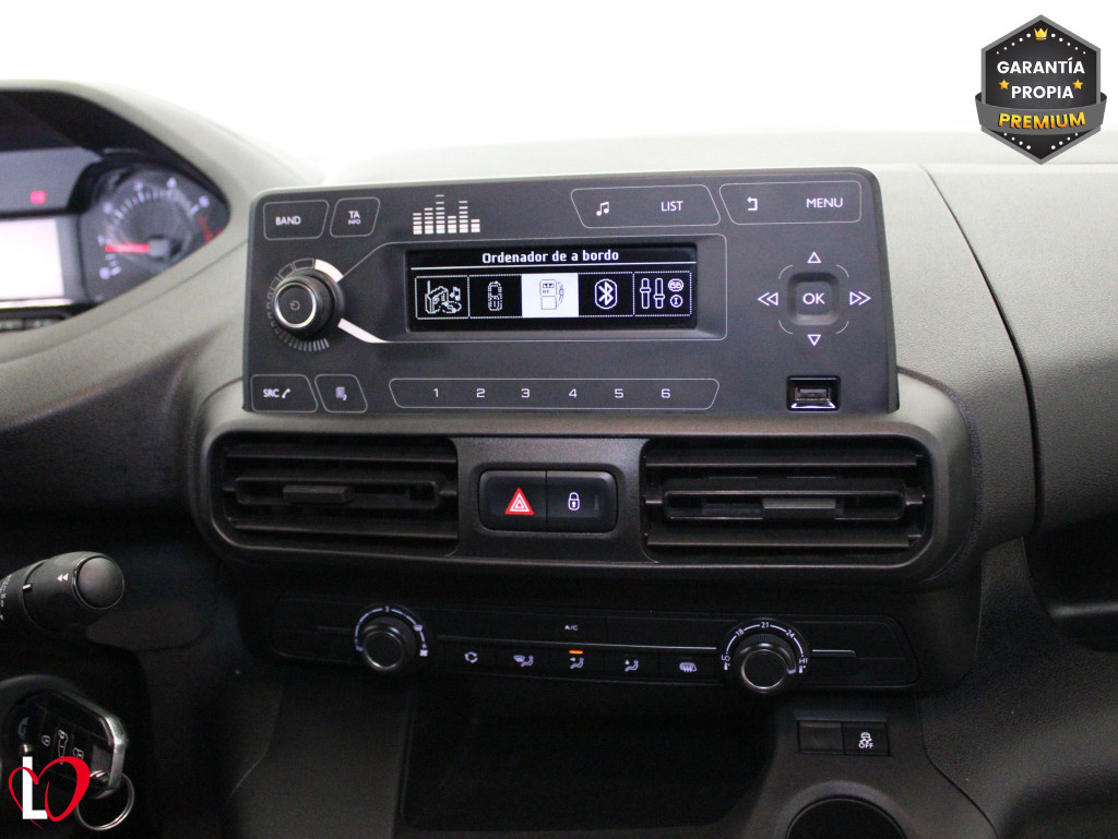 PEUGEOT PARTNER PRO STANDARD 600kg BlueHDi 100 S&S 5 Vel. MAN de segunda mano