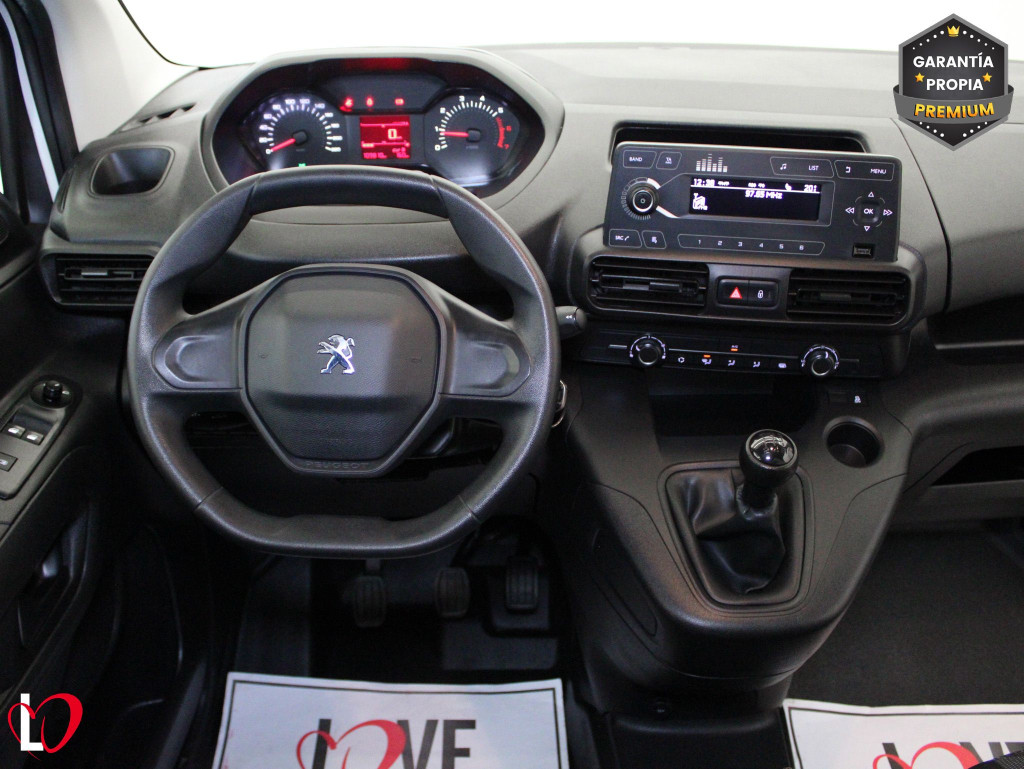 PEUGEOT PARTNER PRO Standard 600kg BlueHDi 100 S&S 5 Vel. MAN de segunda mano
