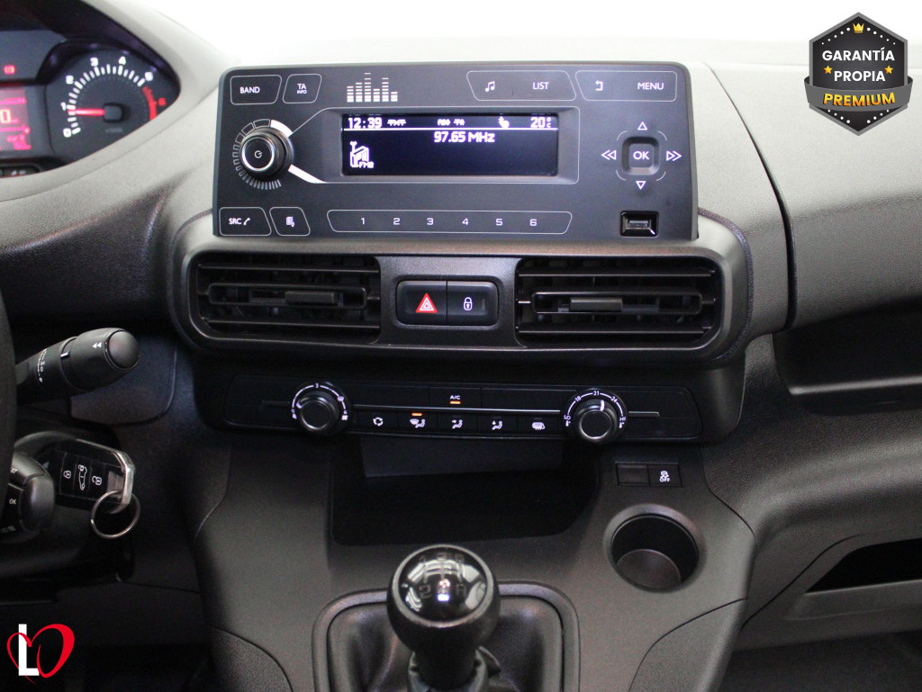 PEUGEOT PARTNER PRO Standard 600kg BlueHDi 100 S&S 5 Vel. MAN de segunda mano