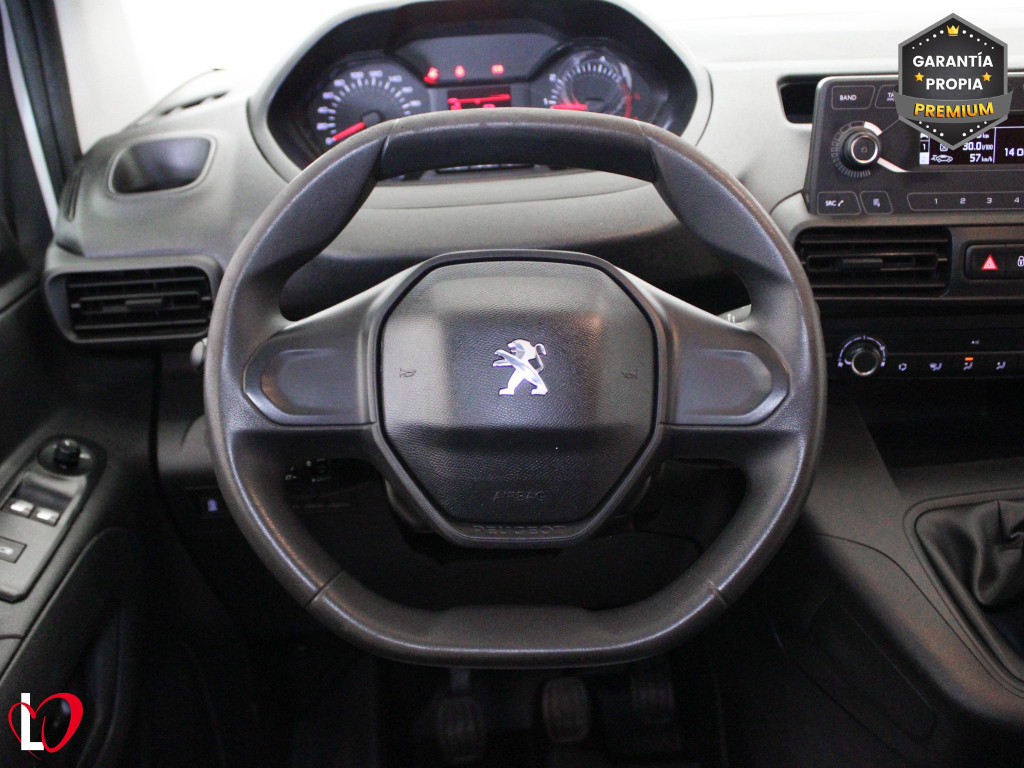 PEUGEOT PARTNER PRO STANDARD 600kg BlueHDi 100 S&S 5 Vel. MAN de segunda mano