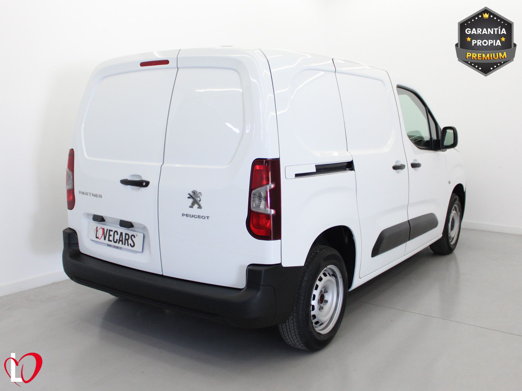 PEUGEOT PARTNER PRO STANDARD 600kg BlueHDi 100 S&S 5 Vel. MAN de segunda mano