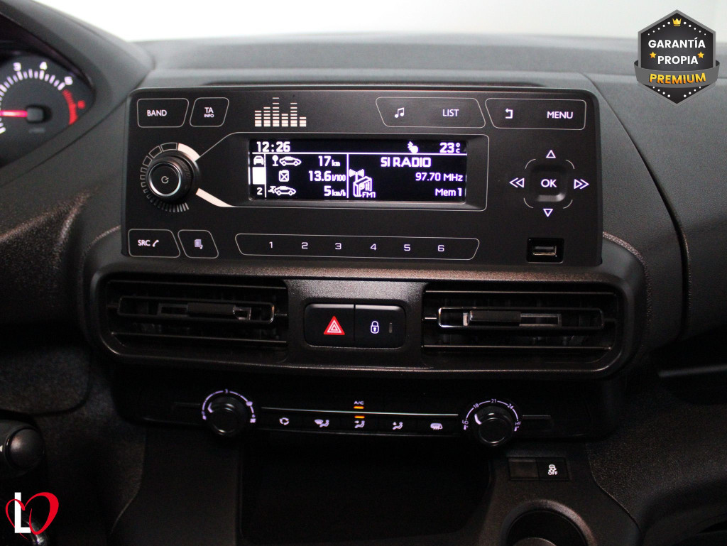 PEUGEOT PARTNER PRO STANDARD 600kg BlueHDi 100 S&S 5 VEL de segunda mano