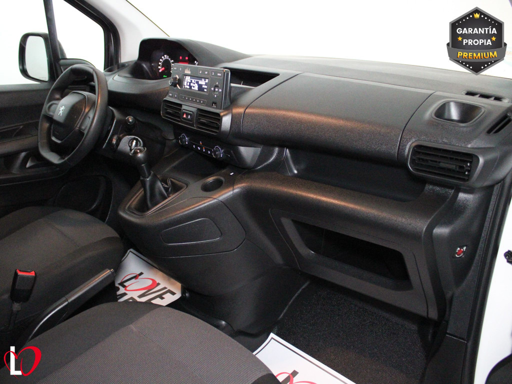 PEUGEOT PARTNER PRO STANDARD 600kg BlueHDi 100 S&S 5 VEL de segunda mano