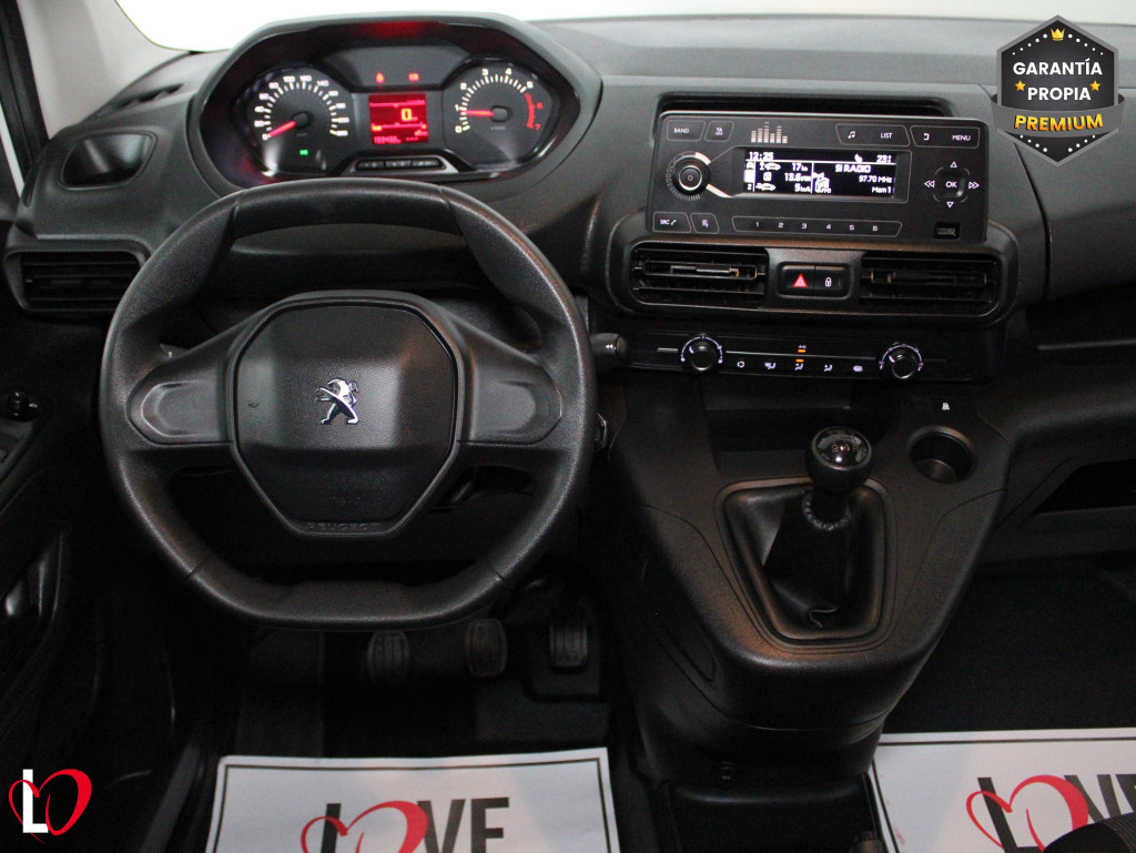 PEUGEOT PARTNER PRO STANDARD 600kg BlueHDi 100 S&S 5 VEL de segunda mano