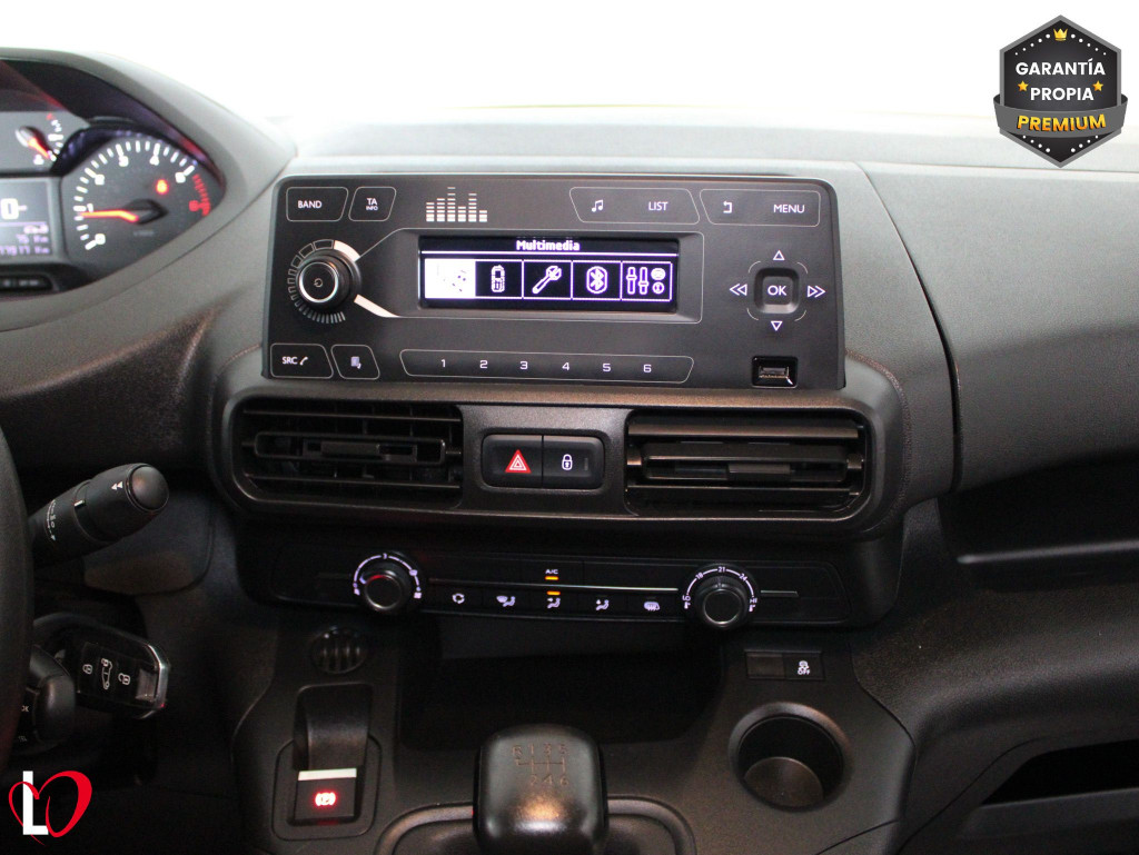 PEUGEOT PARTNER PRO STANDARD 600kg BlueHDi 100 S&S 6 Vel. 3 PLAZAS de segunda mano