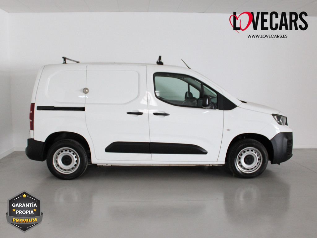 PEUGEOT PARTNER PRO STANDARD 600kg BlueHDi 100 S&S 6 Vel. 3 PLAZAS de segunda mano