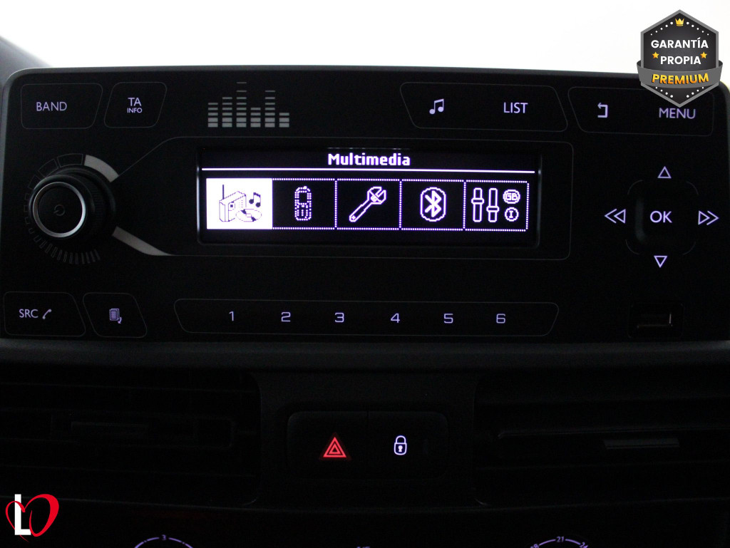 PEUGEOT PARTNER PRO STANDARD 600kg BlueHDi 100 S&S 6 Vel. 3 PLAZAS de segunda mano
