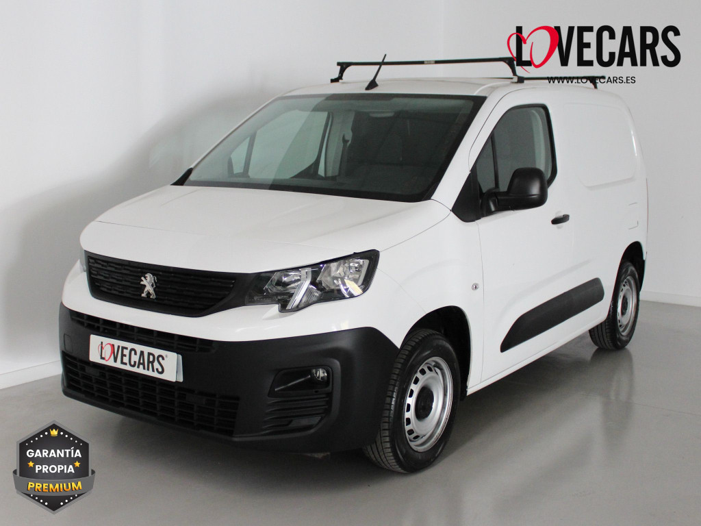 PEUGEOT PARTNER PRO STANDARD 600kg BlueHDi 100 S&S 6 Vel. 3 PLAZAS de segunda mano