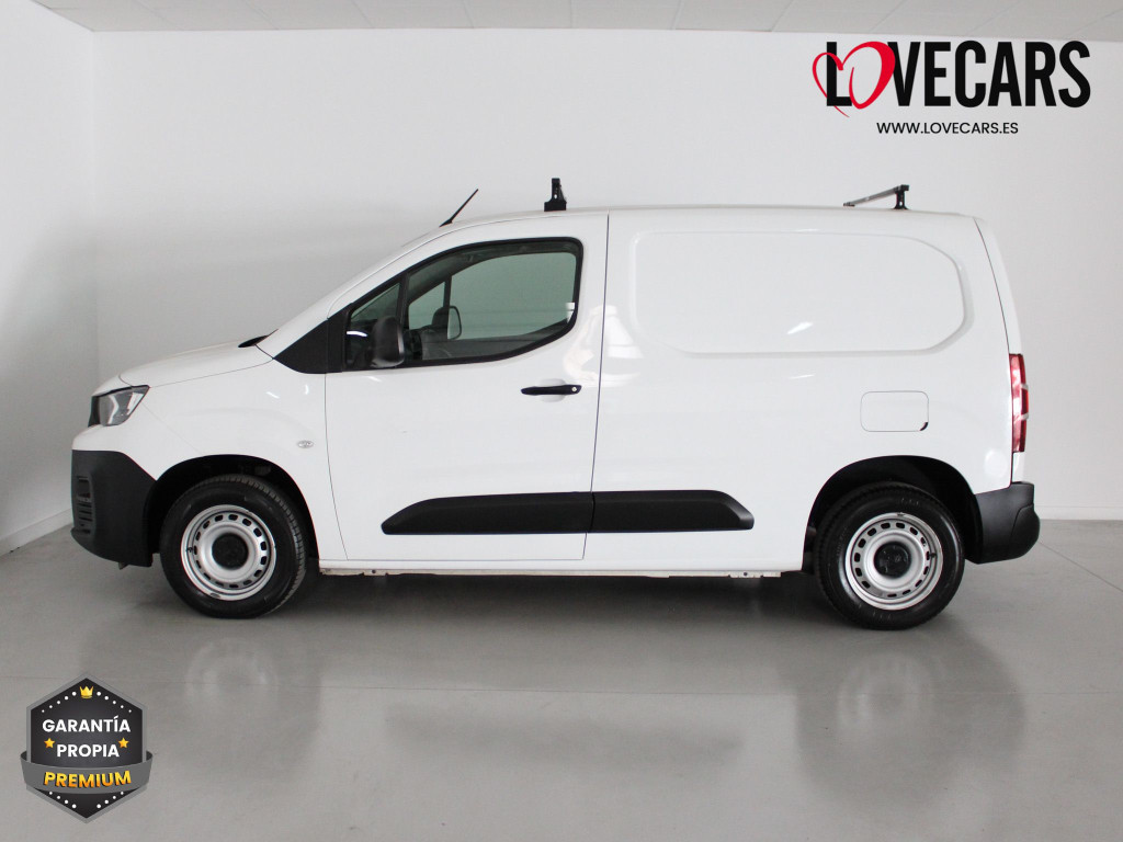 PEUGEOT PARTNER PRO STANDARD 600kg BlueHDi 100 S&S 6 Vel. 3 PLAZAS de segunda mano