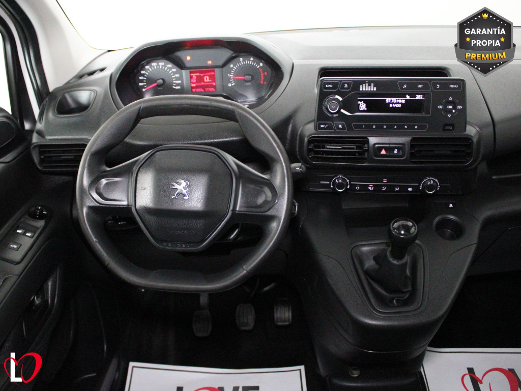 PEUGEOT PARTNER STANDARD 600kg BlueHDi 75 S&S 5 Vel. MAN de segunda mano