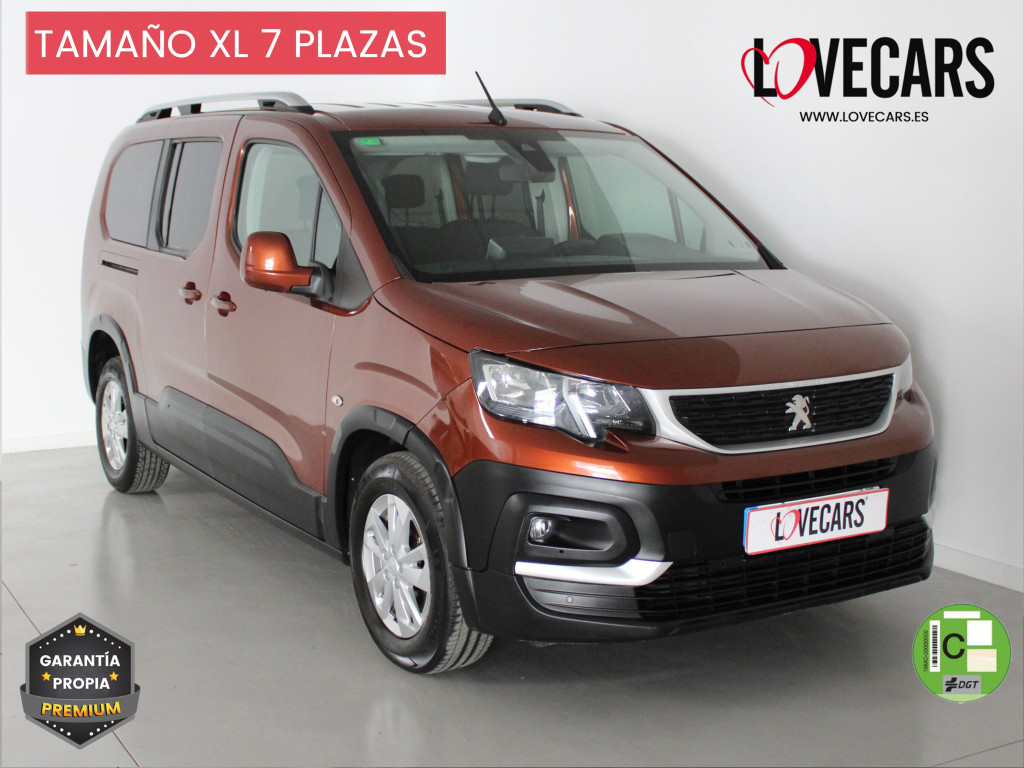 PEUGEOT RIFTER ACTIVE BlueHDi 100 S&S 5 Vel. MAN Long 7 PLAZAS de segunda mano