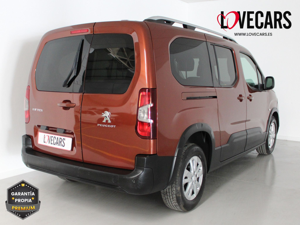 PEUGEOT RIFTER ACTIVE BlueHDi 100 S&S 5 Vel. MAN Long 7 PLAZAS de segunda mano