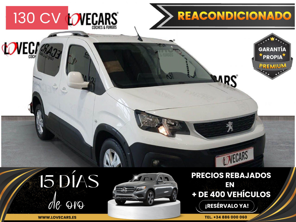 PEUGEOT RIFTER BlueHDI S&S ACTIVE 6 VEL 130 de segunda mano