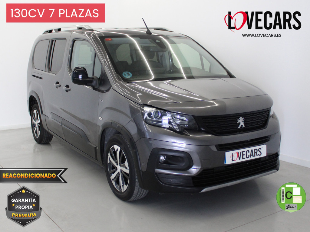 PEUGEOT RIFTER GT BlueHDi 130 S&S 6 Vel. MAN 7 plazas Long de segunda mano