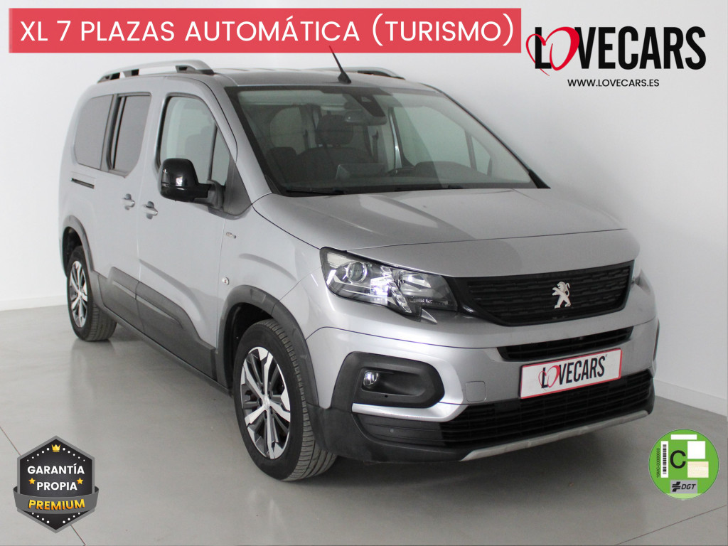 PEUGEOT RIFTER GT Line BlueHDi 130 S&S EAT8 Long 7 PLAZAS de segunda mano